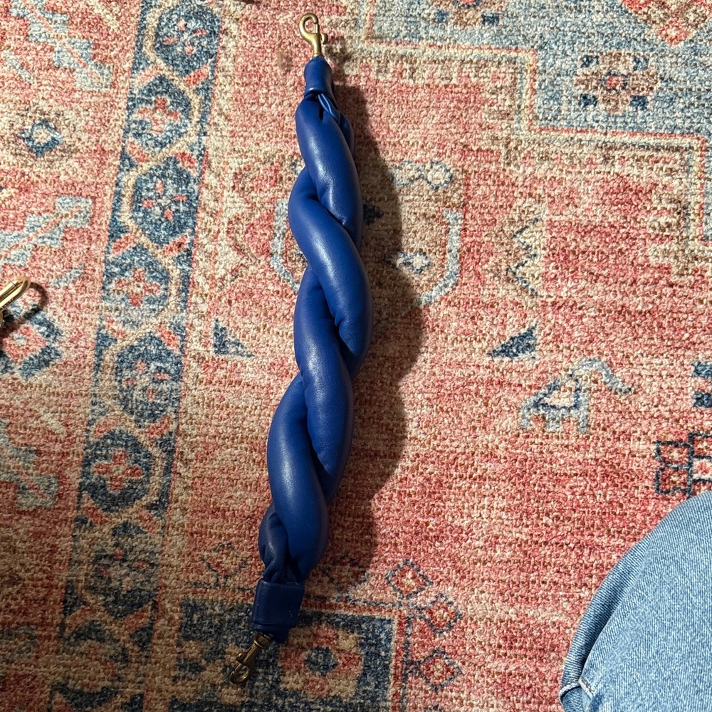 Clare V Royal Blue Leather Strap